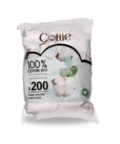 COTTIE – COTON PADS BIO 200 RECTANGLES DE COTON BEBE