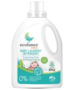 ECOLUNES – LESSIVE LINGE BÉBÉ ÉCOLOGIQUE ET HYPOALLERGÉNIQUE 1L