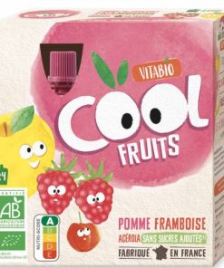 VITABIO – GOURDE POMME FRAMBOISE ACEROLA 4X90G